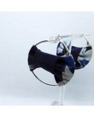 Boucle d'oreilles noeud marine fleur 4