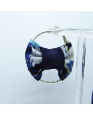 Boucle d'oreilles noeud marine fleur 4