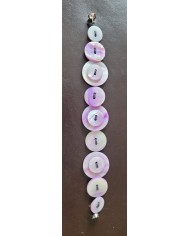 bracelet boutons nacre