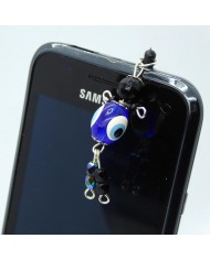 Bijou de portable poupee noir et bleu