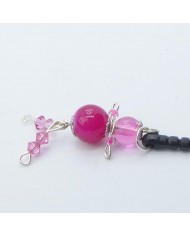 Bijou de portable poupee rose