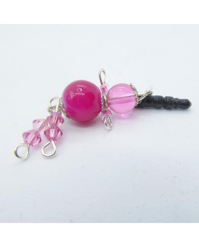 Bijou de portable poupee rose