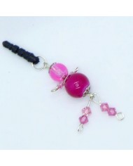 Bijou de portable poupee rose