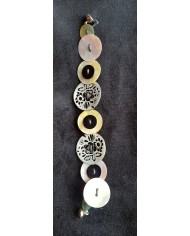 bracelet boutons nacre