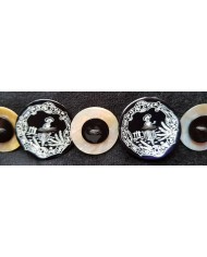 bracelet boutons nacre