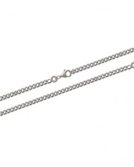 Chaine argent, maille gourmette 42 cm