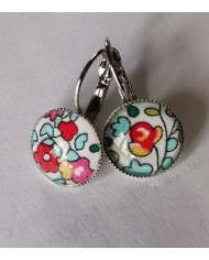 Dormeuses Liberty Eloïse turquoise