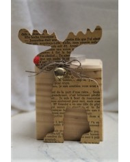 Bougeoir simple renne de noël