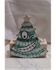 Bougeoir double sapin de noël