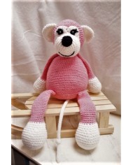 Doudou en laine - Singe