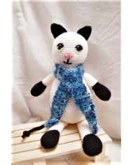 Doudou en laine - Chat