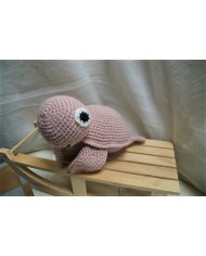 Doudou en laine - Tortue de mer