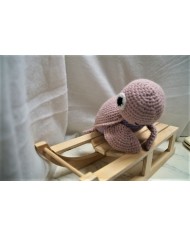 Doudou en laine - Tortue de mer