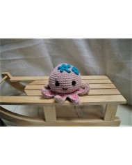 Doudou en laine - Petite pieuvre