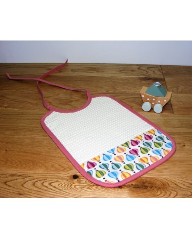 Bavoir, collection Cyriel bleu