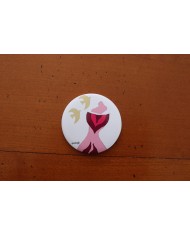 Miroir de poche femme au chapeau