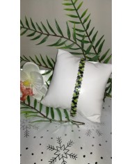 Bracelet vert "Espérance" 3 tons - tissé main perles Miyuki