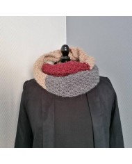  Snood en laine multicolore