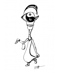 Affiche A3 l'élégante