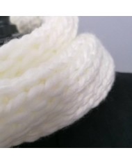 Snood en laine crème