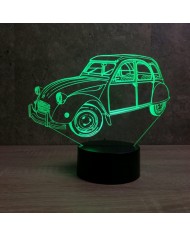 Lampe illusion Citroën 2CV 16 couleurs & télécommande