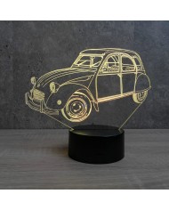 Lampe illusion Citroën 2CV 16 couleurs & télécommande