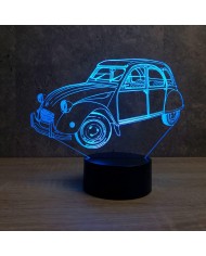 Lampe illusion Citroën 2CV 16 couleurs & télécommande