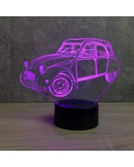 Lampe illusion Citroën 2CV 16 couleurs & télécommande