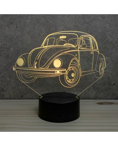 Lampe illusion Vw Coccinelle 16 couleurs & télécommande