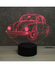 Lampe illusion Vw Coccinelle 16 couleurs & télécommande