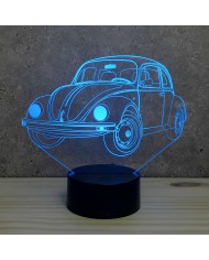Lampe illusion Vw Coccinelle 16 couleurs & télécommande