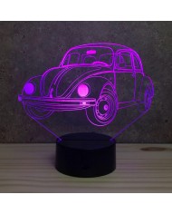 Lampe illusion Vw Coccinelle 16 couleurs & télécommande