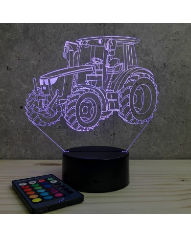 Lampe illusion tracteur John Deere 16 couleurs & télécommande