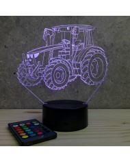 Lampe illusion tracteur John Deere 16 couleurs & télécommande
