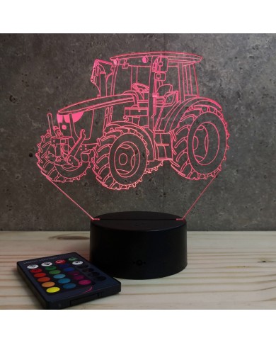 Lampe illusion tracteur John Deere 16 couleurs & télécommande