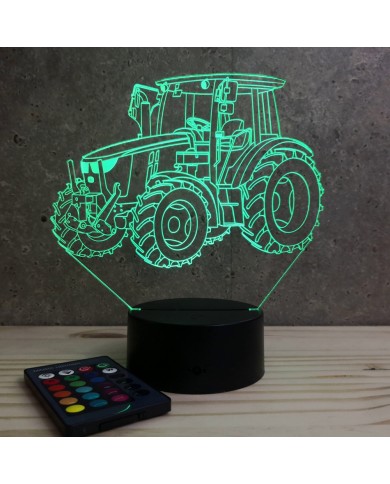 Lampe illusion tracteur...