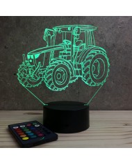 Lampe illusion tracteur John Deere 16 couleurs & télécommande