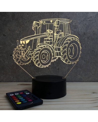 Lampe illusion tracteur John Deere 16 couleurs & télécommande