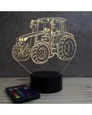 Lampe illusion tracteur John Deere 16 couleurs & télécommande