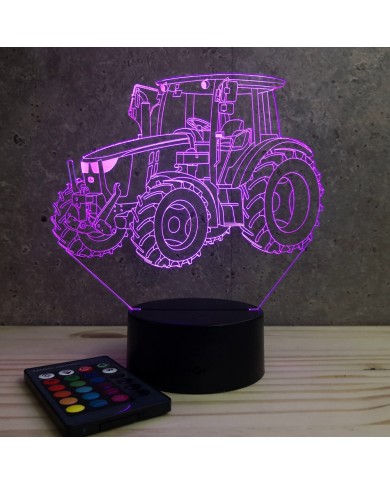 Lampe illusion tracteur John Deere 16 couleurs & télécommande