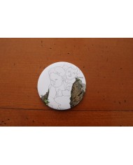 Miroir de poche "enfants jouant"