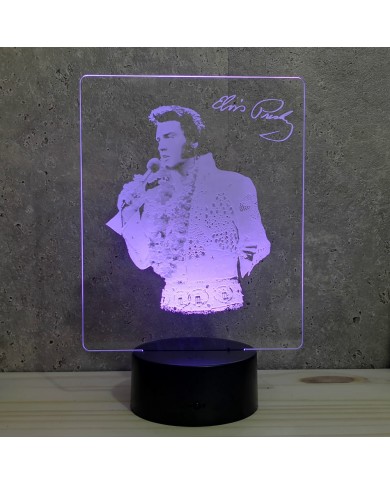 Lampe portrait Elvis Presley 16 couleurs & télécommande