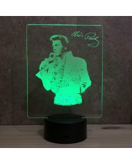 Lampe portrait Elvis Presley 16 couleurs & télécommande
