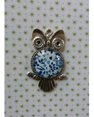 Pendentif chouette Liberty Katie&Millie bleu