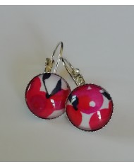 Pendentif chouette Liberty Wiltshire rouge