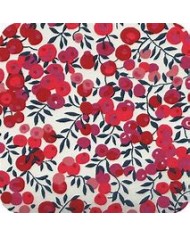 Pendentif chouette Liberty Wiltshire rouge