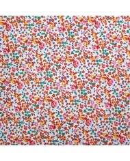 Pendentif chouette en Liberty Eloïse orange