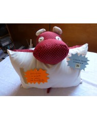 coussin hippopotame