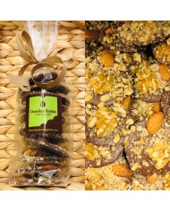 Mendiants noix et amandes chocolat au lait 150g