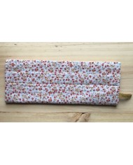 Support de cartes à jouer "Fleurs blanches".